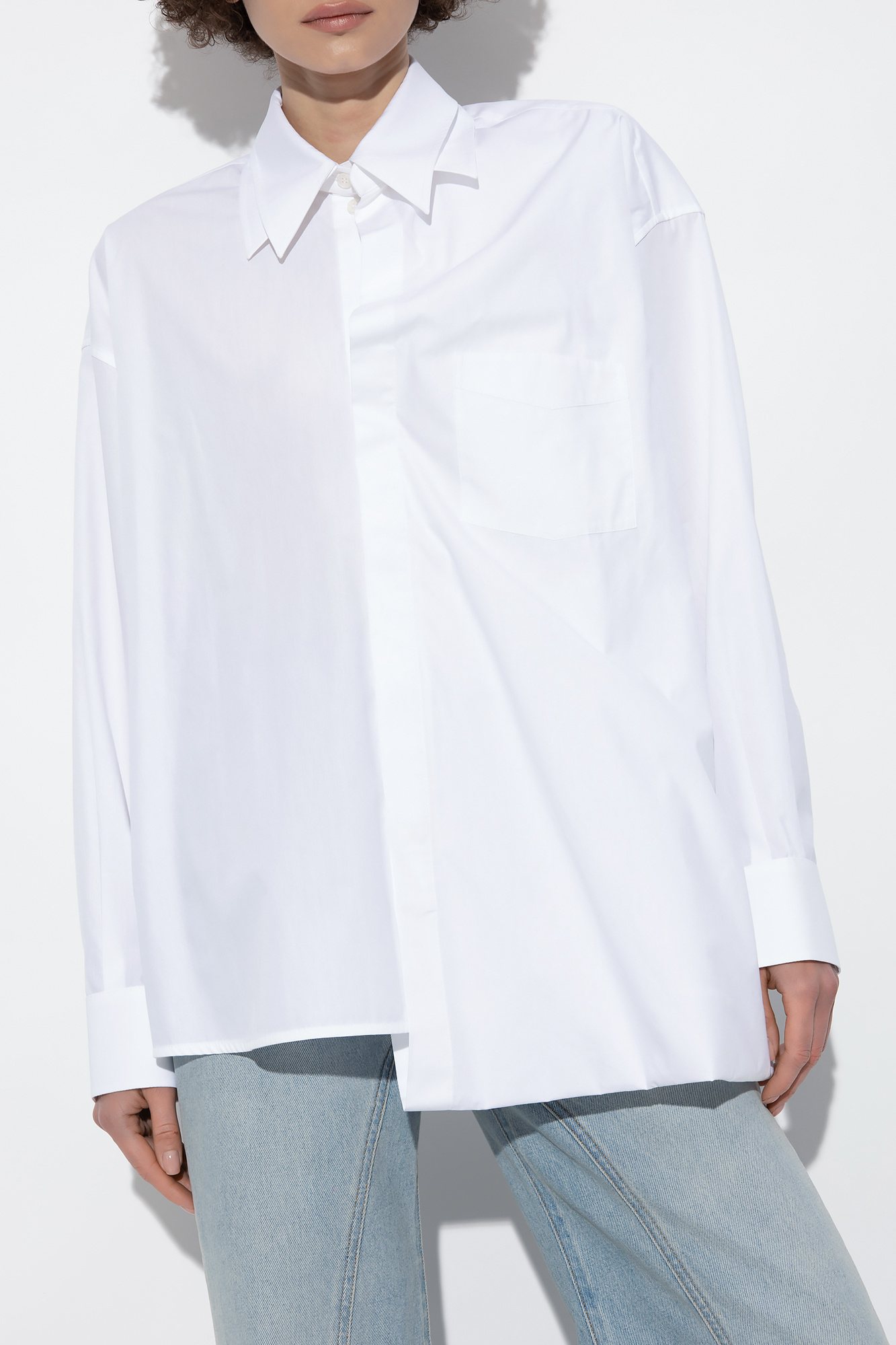 White Shirt with double collar Victoria Beckham